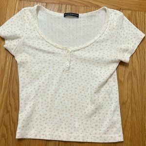 Brandy Melville Zelly Eyelet Top